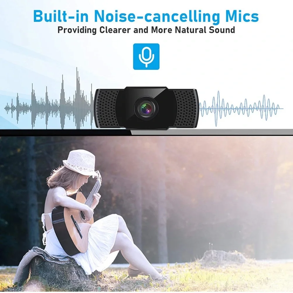Webcam HD 1080p with Microphone